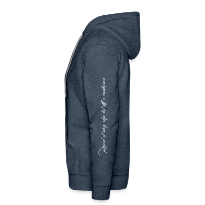 Men’s Premium Hoodie - heather denim