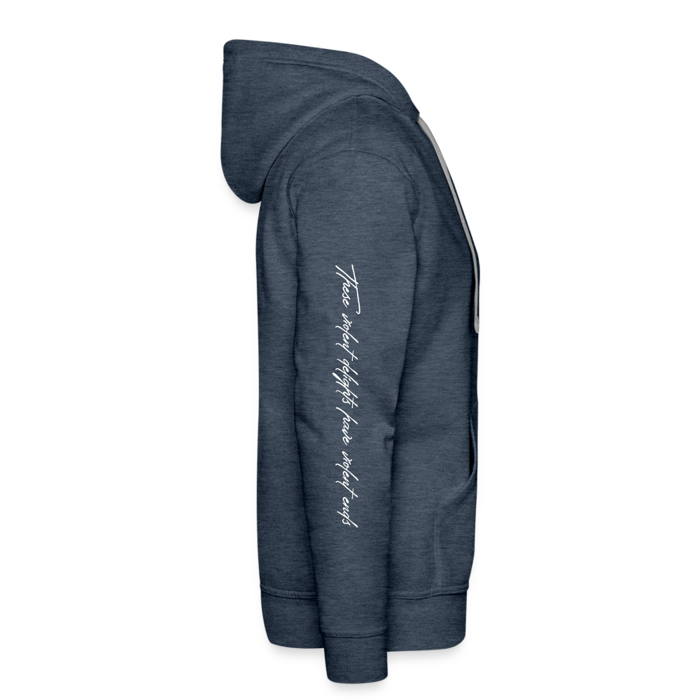 Men’s Premium Hoodie - heather denim