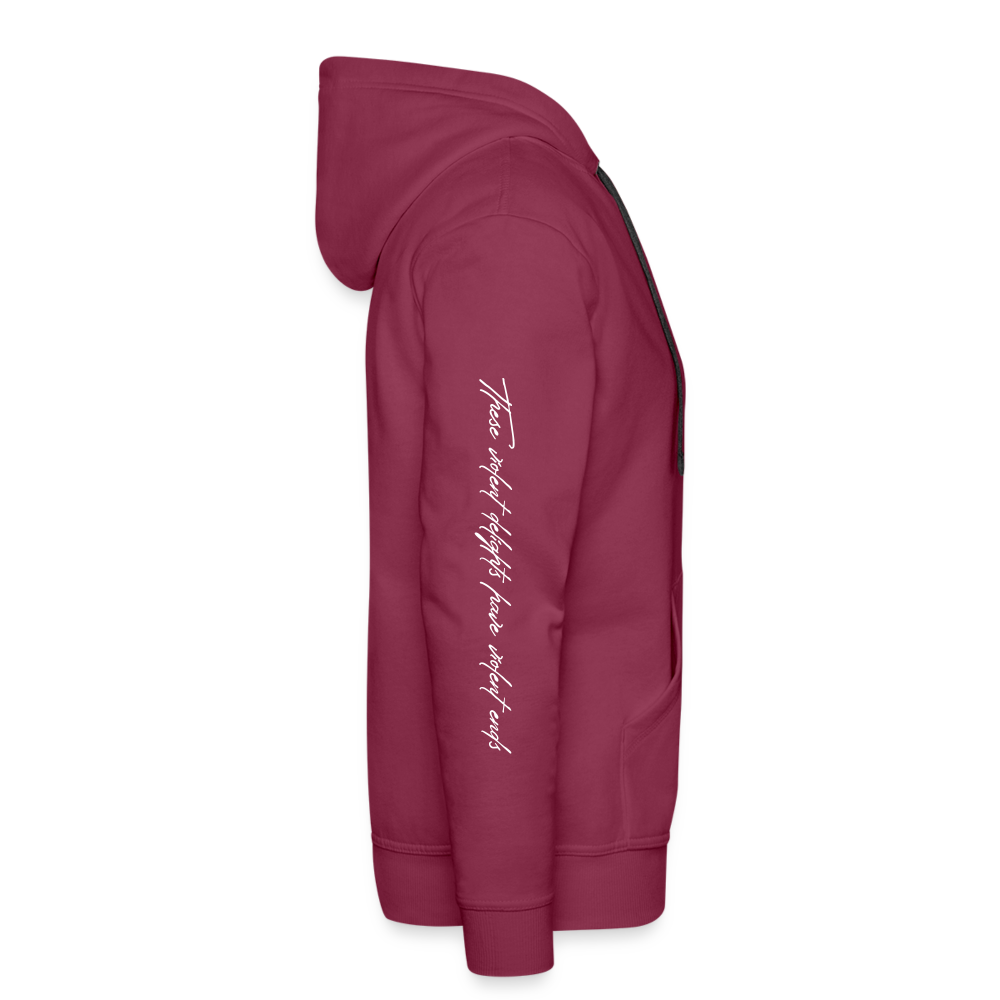Men’s Premium Hoodie - burgundy